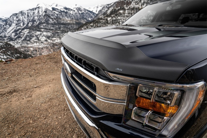 AVS Aeroskin II Textured Low Profile Hood Shield - Black for 2021 Ford F-150