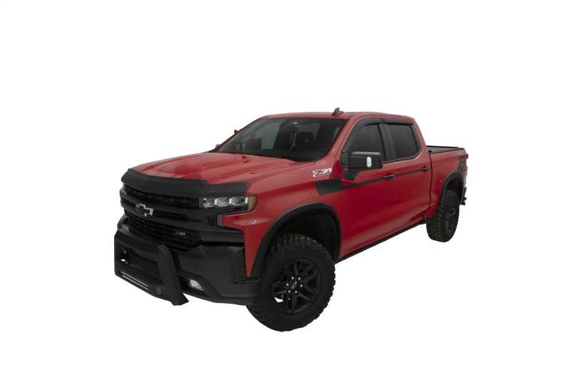 AVS Aeroskin II Low Profile Hood Shield - Black for 2019 Chevrolet Silverado 1500
