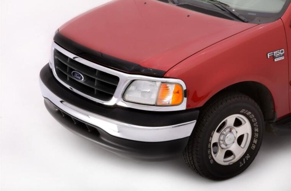 AVS Aeroskin Low Profile Acrylic Hood Shield - Smoke for 97-03 Ford F-150