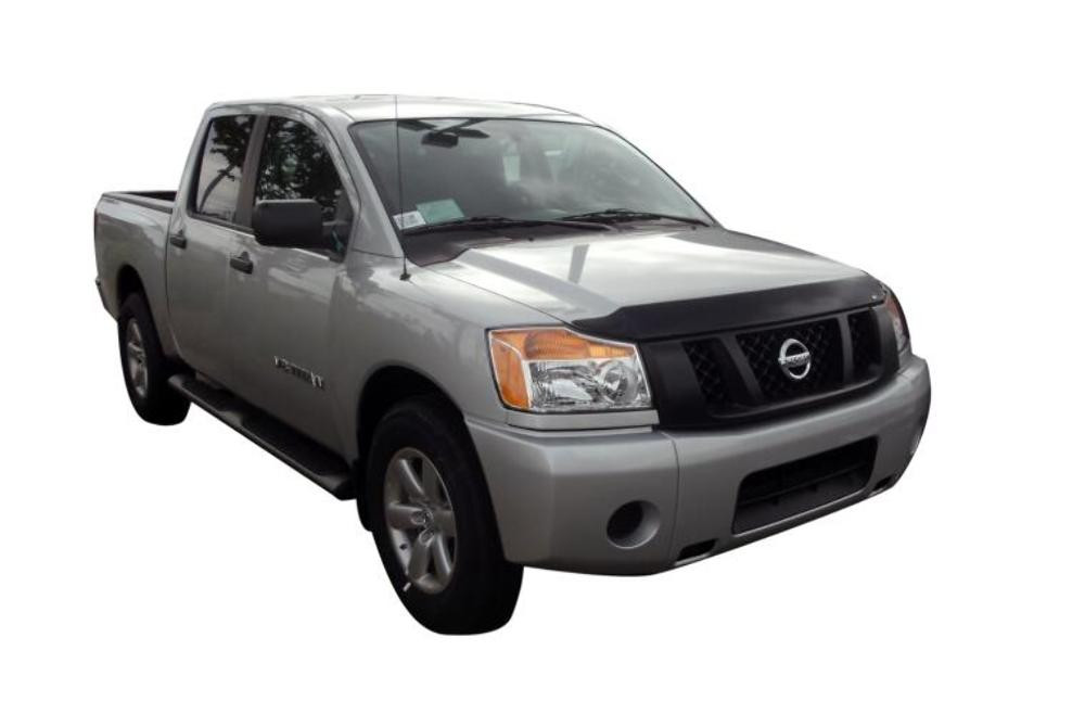 AVS Aeroskin Low Profile Acrylic Hood Shield - Smoke for 04-15 Nissan Armada