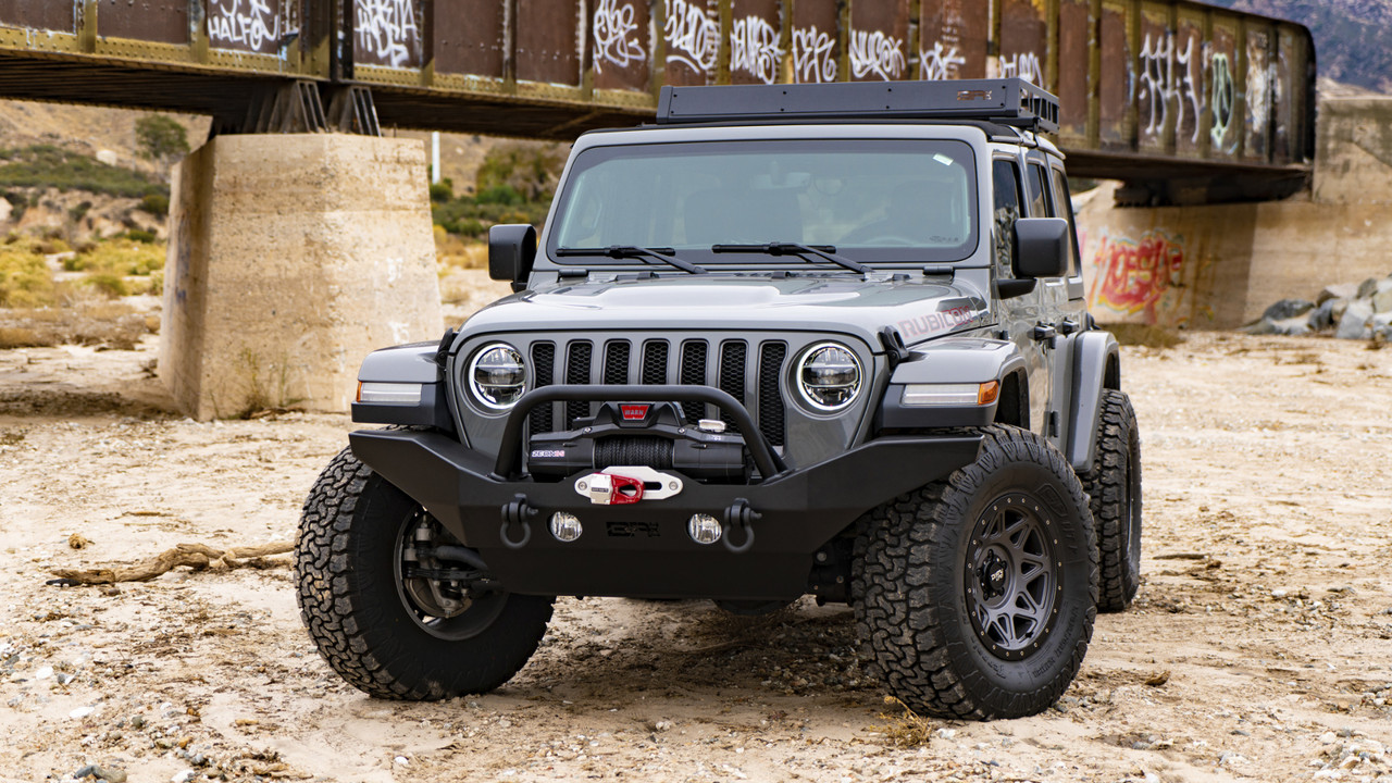 Body Armor 4x4 Full Width Front Bumper for 18+ Wrangler JL Gladiator JT Rubicon
