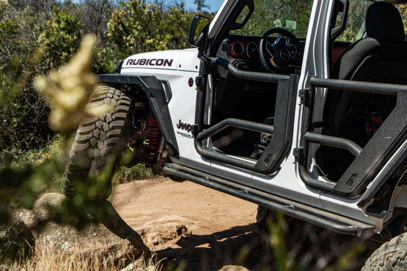 Body Armor 4x4 Tube Doors Front Pair for 2018+ Jeep Wrangler JL Gladiator JT