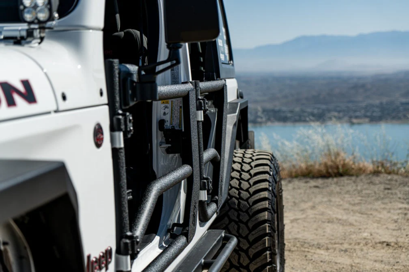 Body Armor 4x4 Tube Doors Front Pair for 2018+ Jeep Wrangler JL Gladiator JT