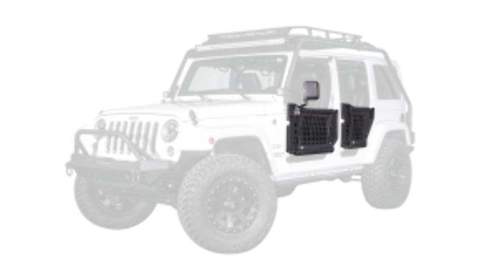 Body Armor 4x4 Gen 3 Trail Doors Rear Pair for 07-18 Jeep Wrangler
