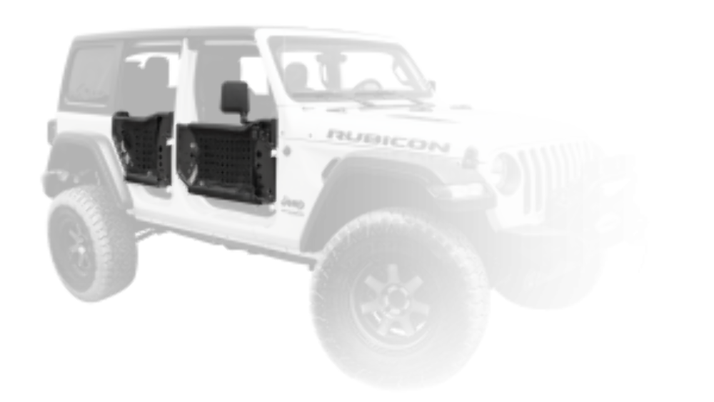Body Armor 4x4 Trail Doors Front Pair for 2018+ Wrangler JL and Gladiator JT