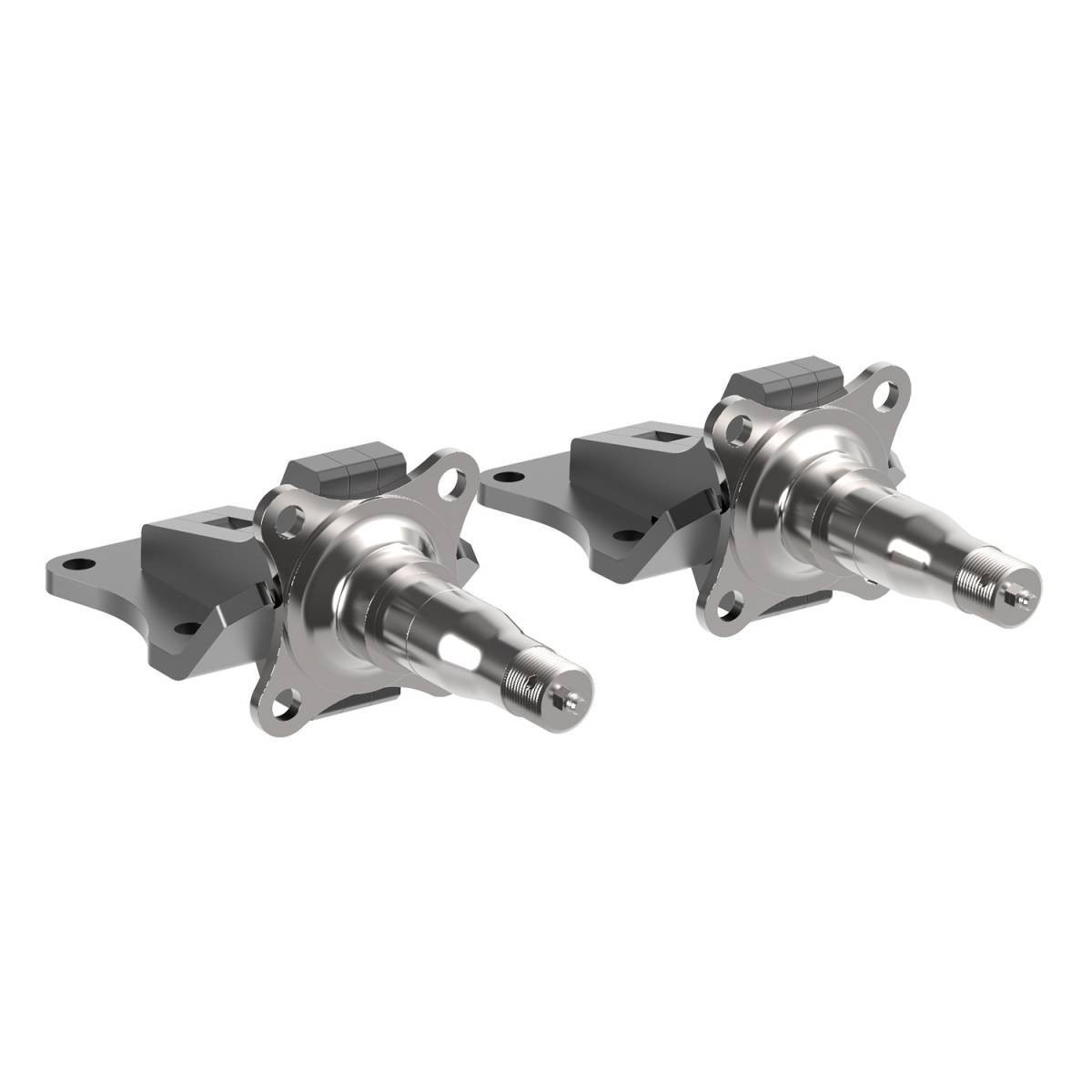 Timbrem  3500 lb Axle-Less Trailer Suspension, Straight Spindle w/ Brake Flange