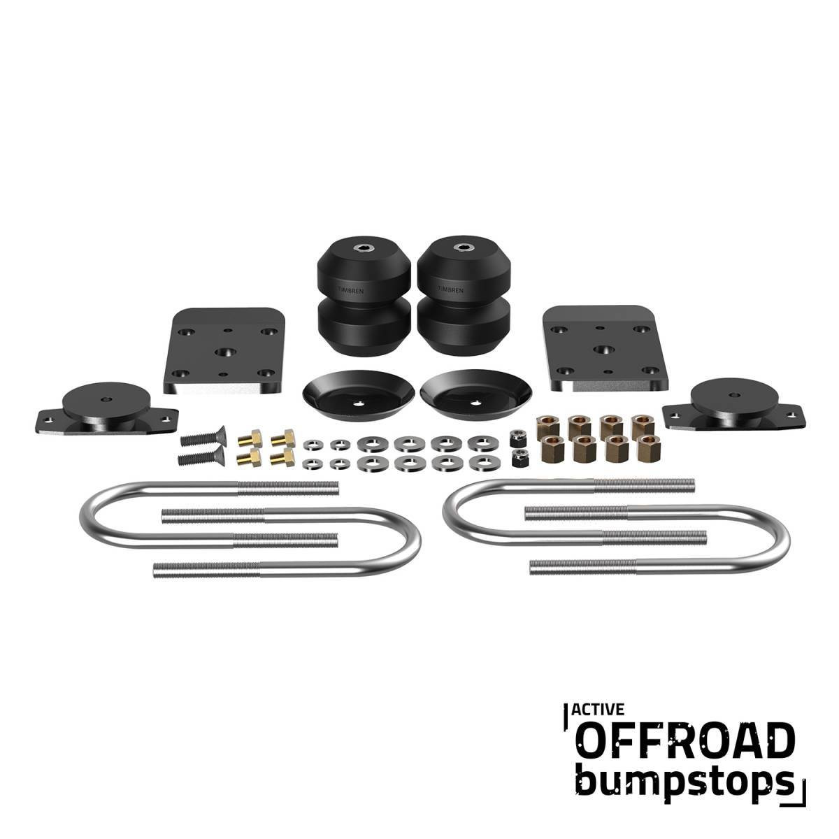 Timbren Rear Active Off-Road Bumpstops w/ U-Bolt Flip Kit for Tacoma / Colorado