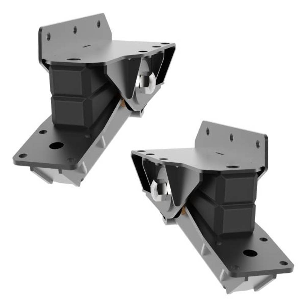 Timberin 3500 lb HD Axle-Less Trailer Suspension w/ 4” Lift & Long Spindles