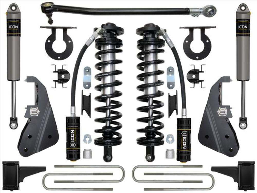 ICON 4-5.5" Stage 2 Coilover Conversion System for 2017+ Ford F-250/F-350