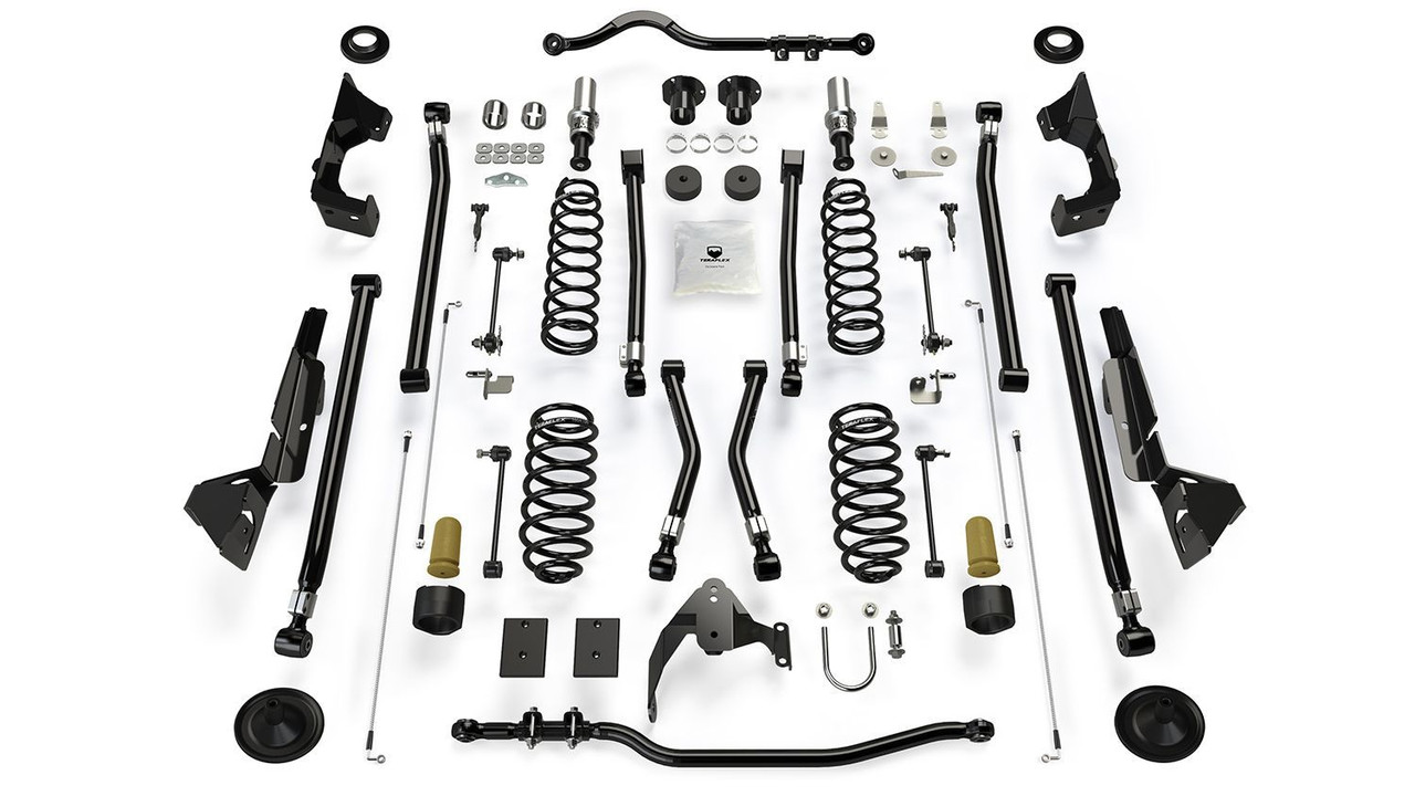 Teraflex 4" Alpine RT4 Long Arm Suspension System No Shocks for JK Wrangler 2dr
