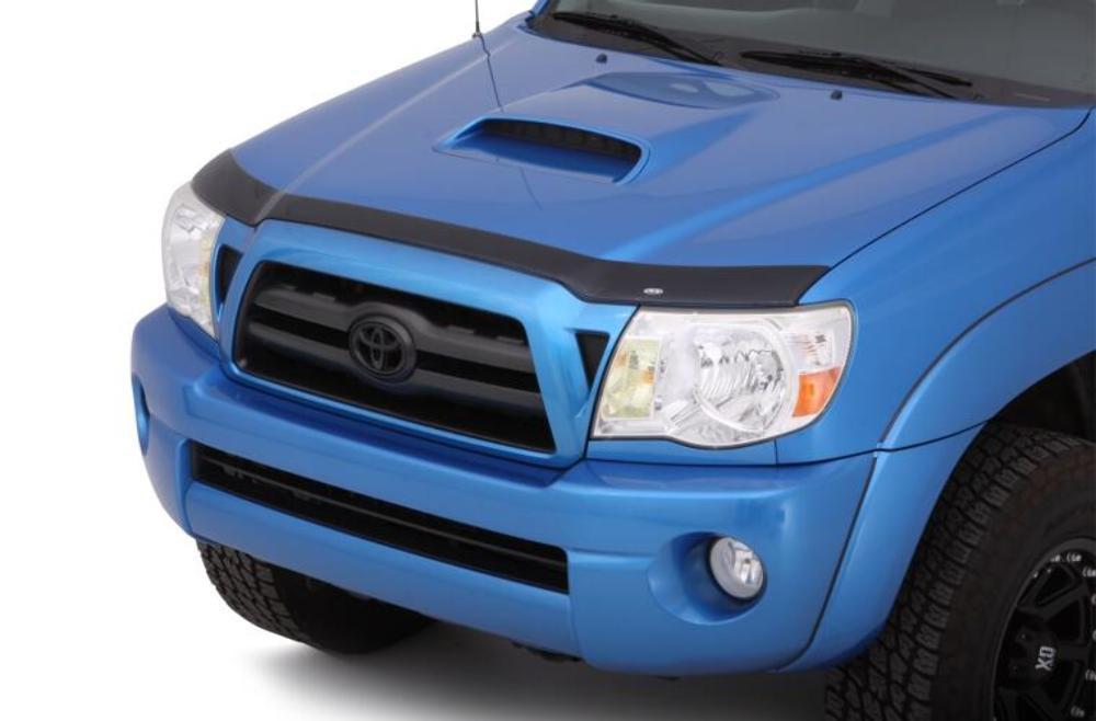 AVS Aeroskin Low Profile Acrylic Hood Shield - Smoke for 12-15 Toyota Tacoma
