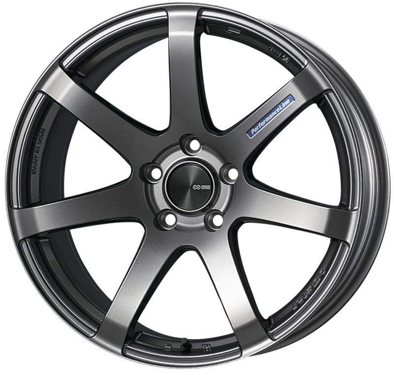 Enkei PF07 18x8.5 5x114.3 45mm Dark Silver Wheel - 490-885-6545DS