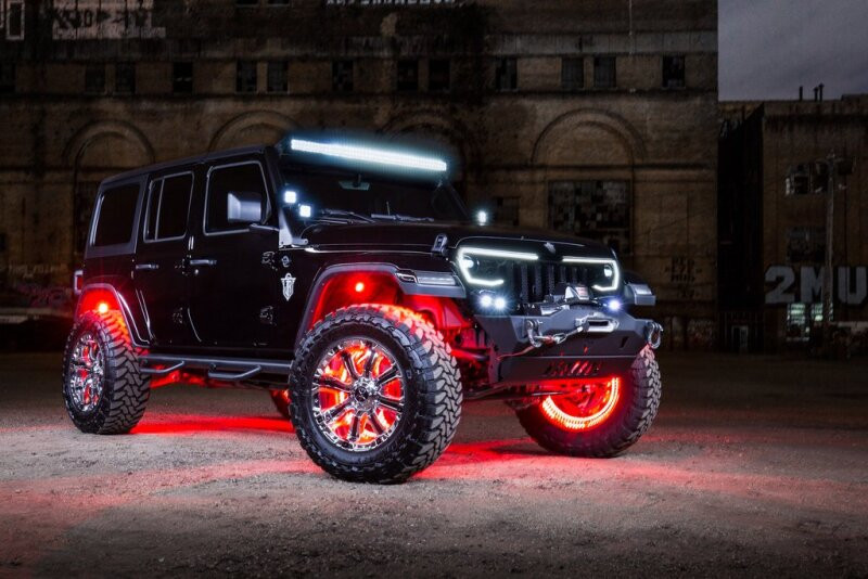 Oracle VECTOR Series Full LED Grille Flat Black for Jeep Wrangler JL/JT