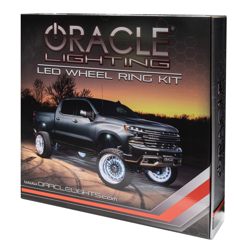 Oracle LED Illuminated Wheel Rings - Single Row ColorSHIFT No Remote