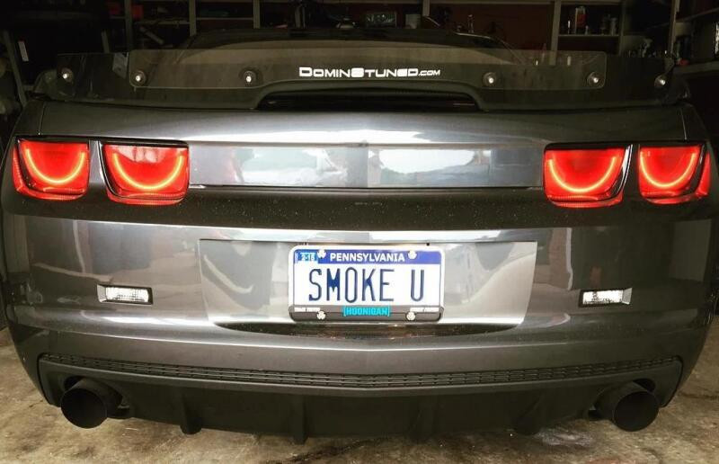 Oracle LED Afterburner Tail Light Halo Kit - Red for 10-13 Chevrolet Camaro