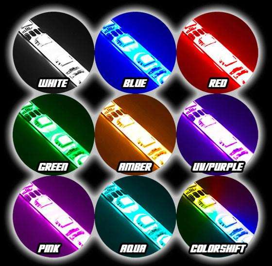 Oracle Pair 15" LED Strips Retail Pack - Blue