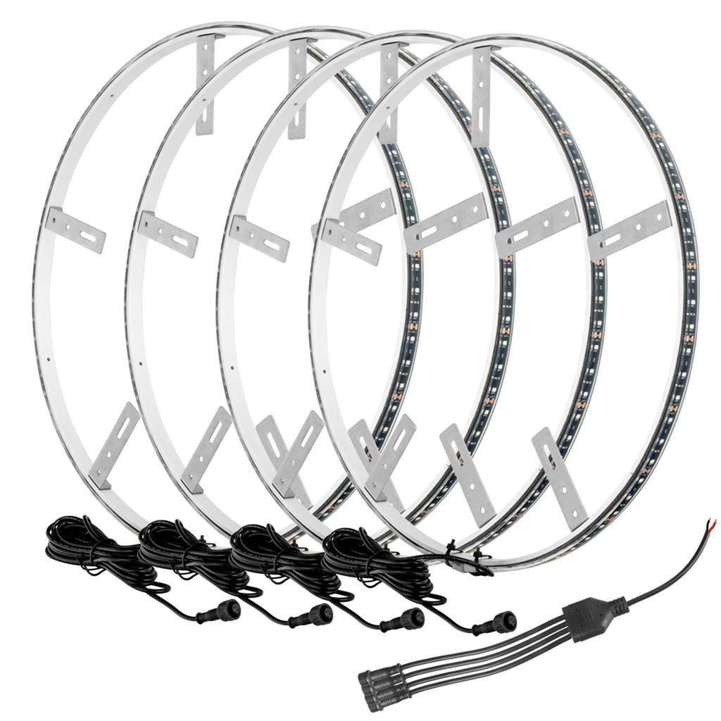 ORACLE Lighting LED Illuminated Wheel Rings - Dynamic ColorSHIFT