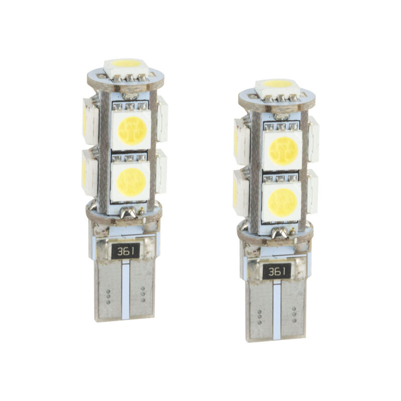 Oracle T10 9 LED 3 Chip SMD Bulbs (Pair) - Cool White