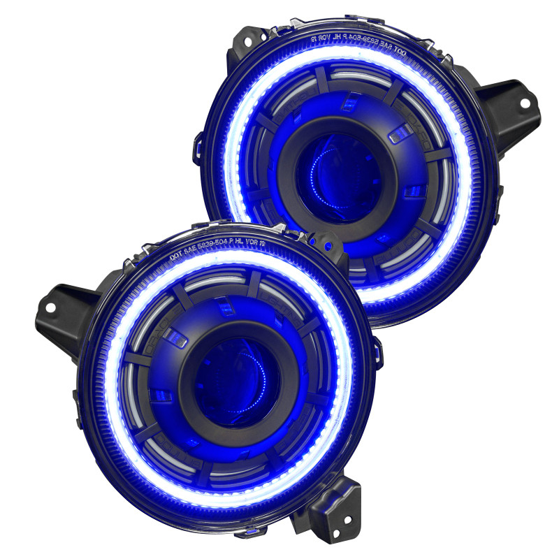 Oracle Oculus Bi-LED Projector Headlights for Wrangler JL/JT - ColorSHIFT 2