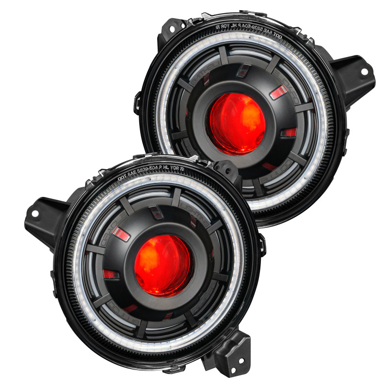 Oracle Oculus Bi-LED Projector Headlights for Wrangler JL/JT - ColorSHIFT