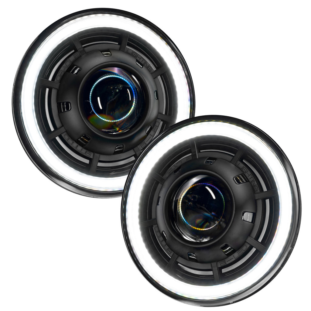 Oracle Oculus 7" Bi-LED Projector Headlights for Jeep Wrangler JK - 6000K