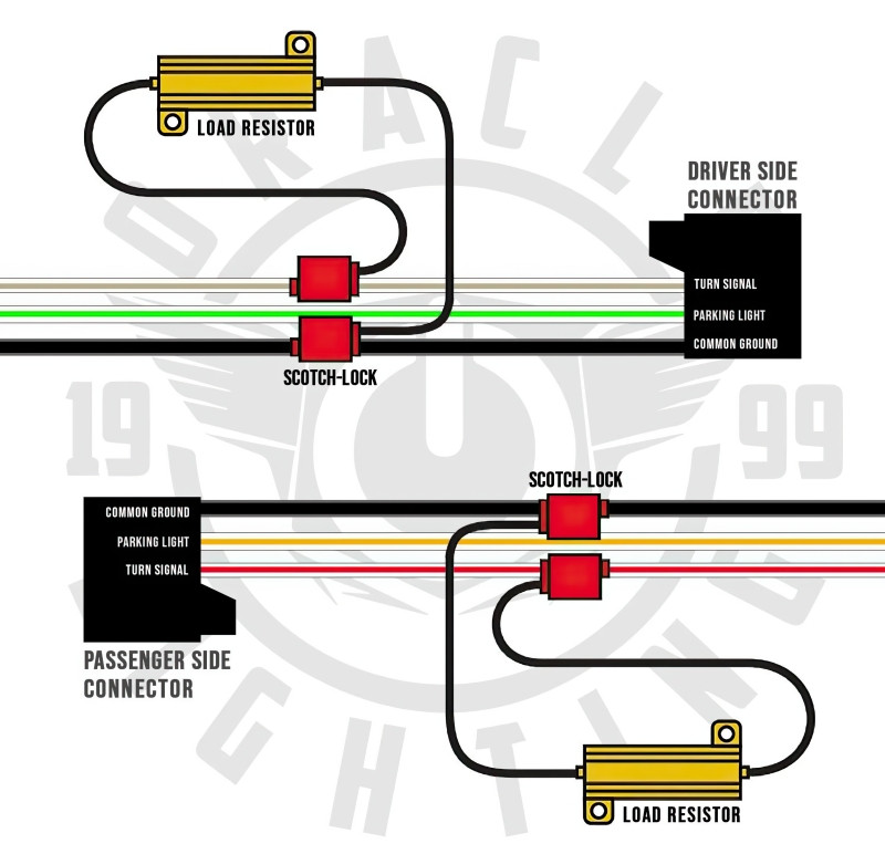 Oracle Switchback LED Halo Headlights - Amber/White for 07-18 Wrangler JK