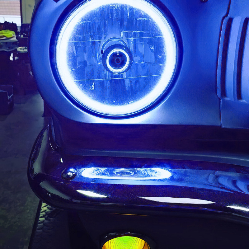 Oracle Pre-Installed Lights 7" Sealed Beam - ColorSHIFT Halo