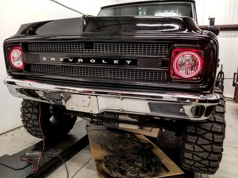 Oracle Pre-Installed Lights 7" Sealed Beam - Red Halo