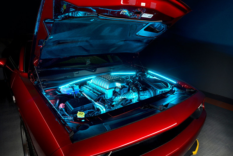 ORACLE Engine Bay LED Strip Lighting Kit w/ Remote - Colorshift