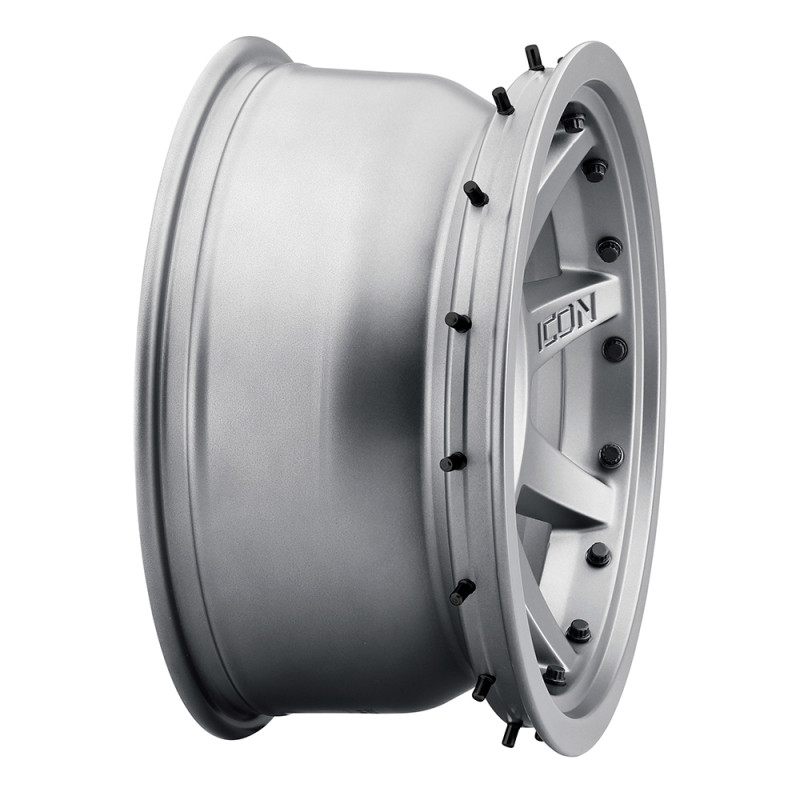 ICON Rebound Pro 17x8.5 6x5.5 0mm 4.75" BS 106.1mm Bore Satin Black Wheel