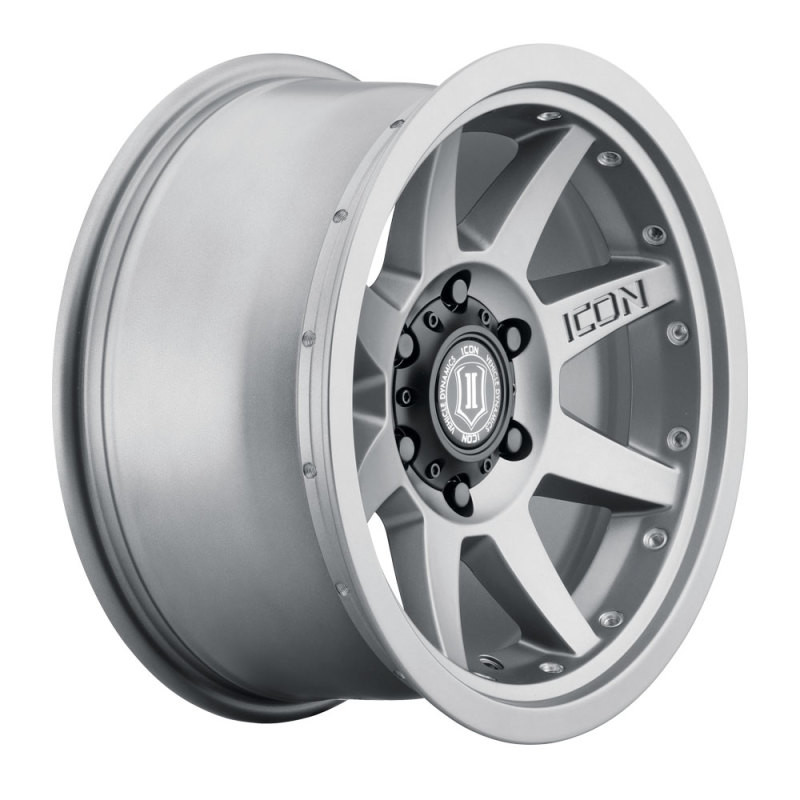 ICON Rebound Pro 17x8.5 5x5 -6mm Offset 4.5" BS 71.5mm Bore Titanium Wheel