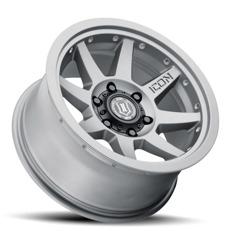 ICON Rebound Pro 17x8.5 5x5 -6mm Offset 4.5" BS 71.5mm Bore Titanium Wheel