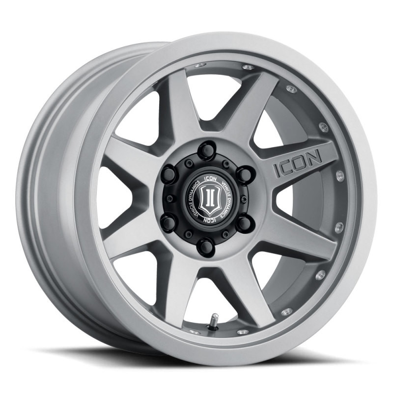 ICON Rebound Pro 17x8.5 5x5 -6mm Offset 4.5" BS 71.5mm Bore Titanium Wheel