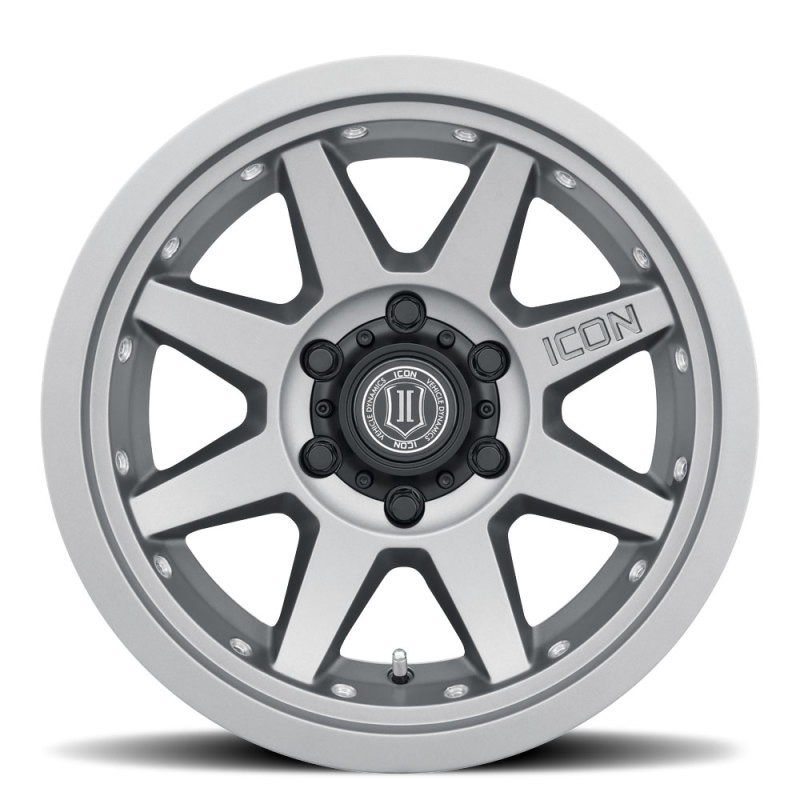 ICON Rebound Pro 17x8.5 5x5 -6mm Offset 4.5" BS 71.5mm Bore Titanium Wheel