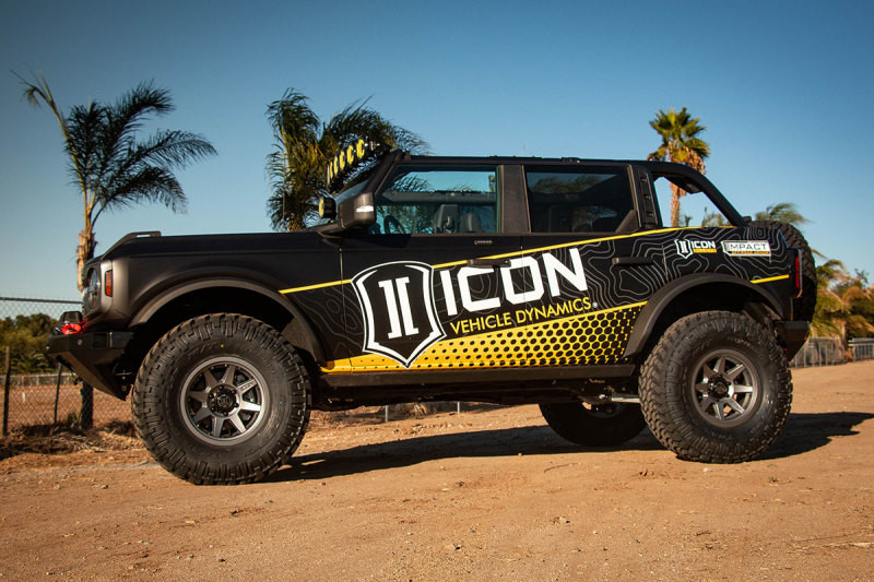ICON Tubular Rear Track Bar Kit - Adjustable for 21+ Ford Bronco