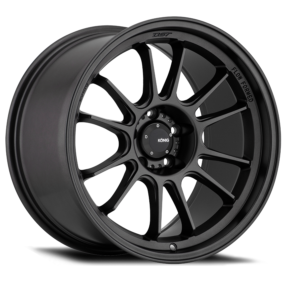 Konig Hypergram 17x9 5x114.3 ET25 Matte Black