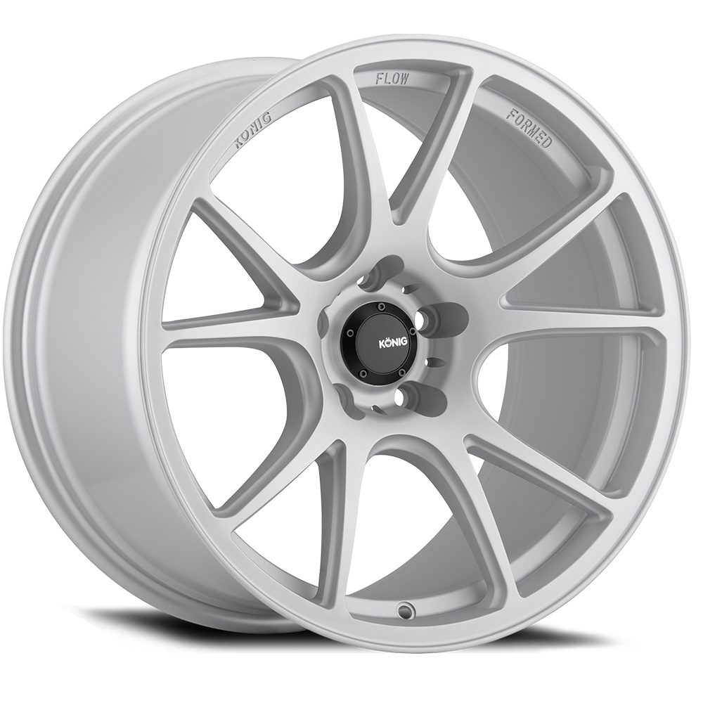 Konig Freeform 15x7.5 4x100 ET35 Matte Silver Wheel