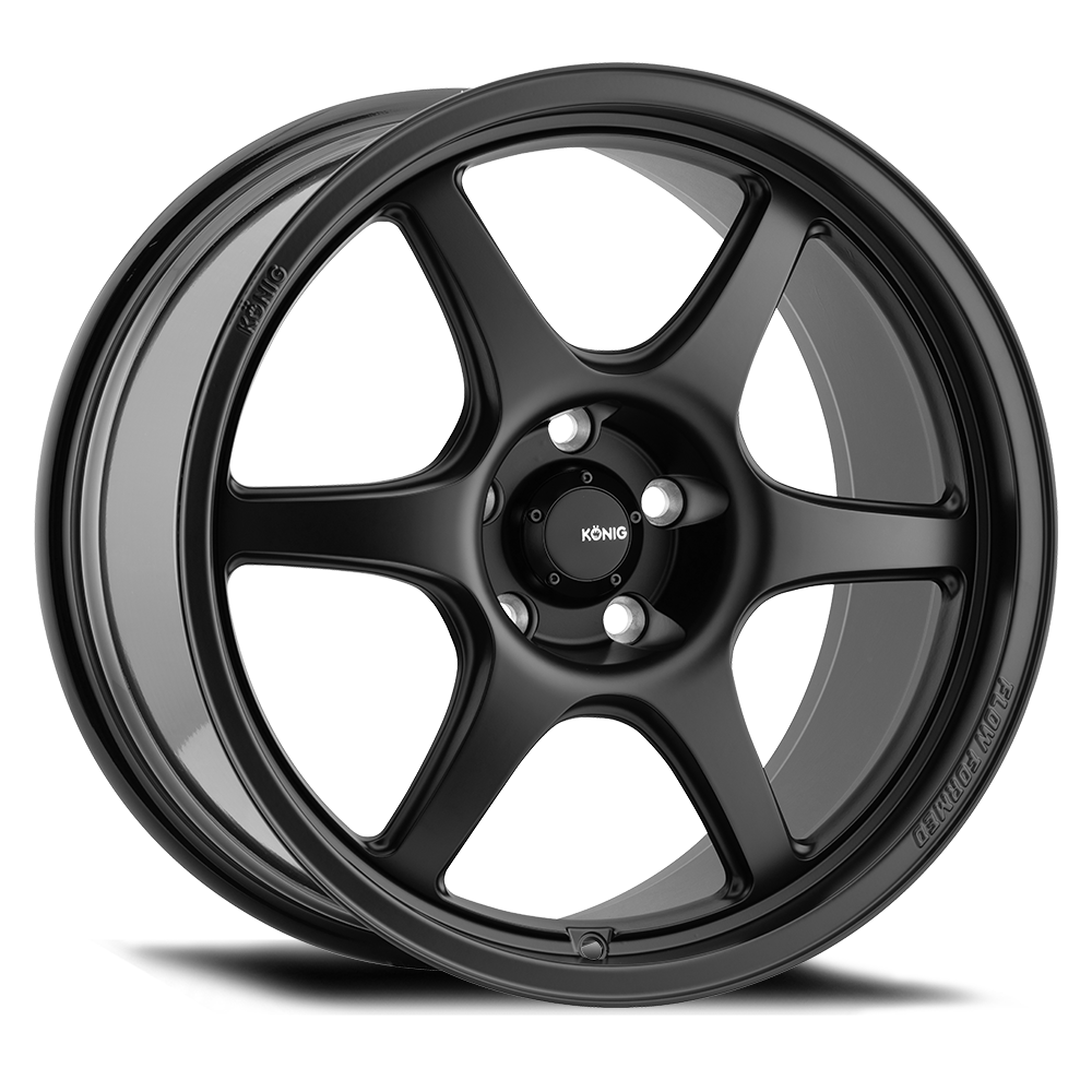 Konig Hexaform 15x8 4x100 ET25 Matte Black