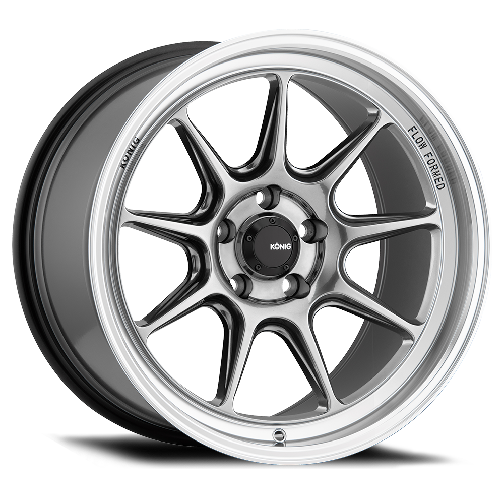 Konig Countergram 15x8 4x100 ET25 Hyper Chrome / Machined Lip Wheel