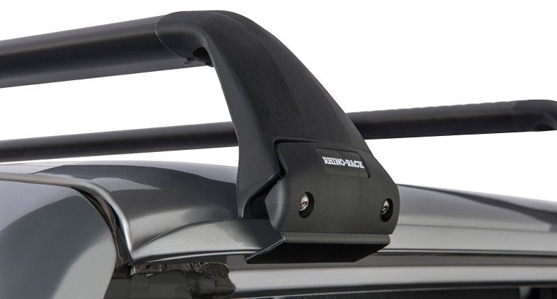 Rhino-Rack Vortex SG 2 Bar Roof Rack - Black for Wrangler JK/JL 2dr Hard Top