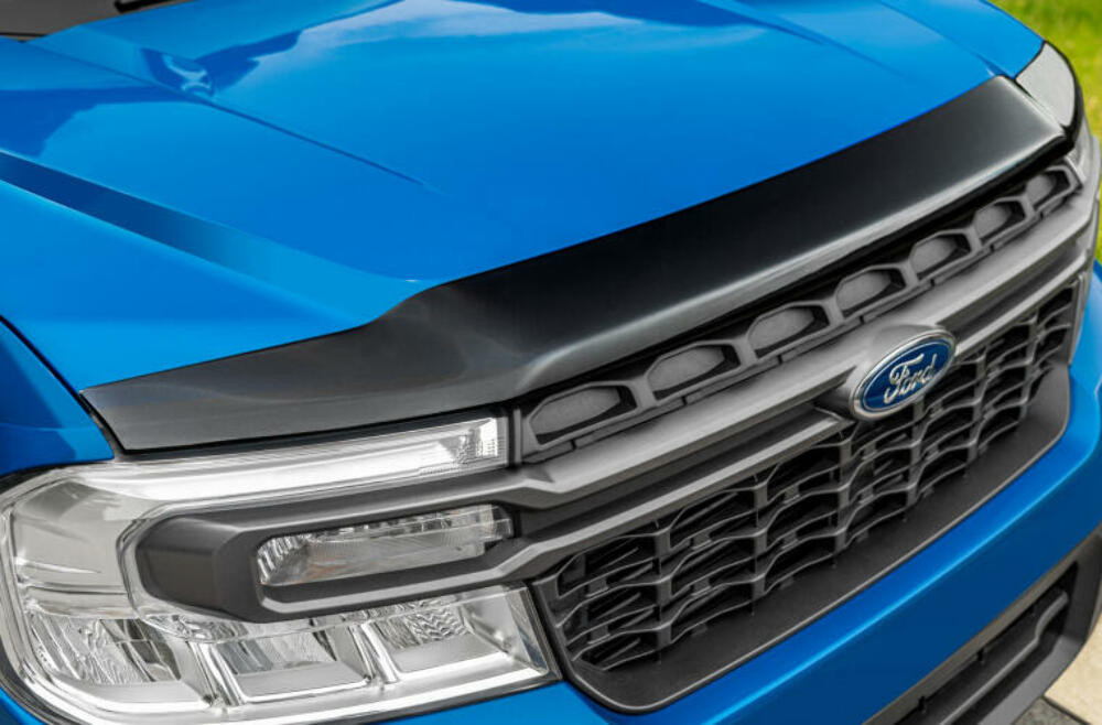 AVS Aeroskin Low Profile Acrylic Hood Shield - Smoke for 2022 Ford Maverick