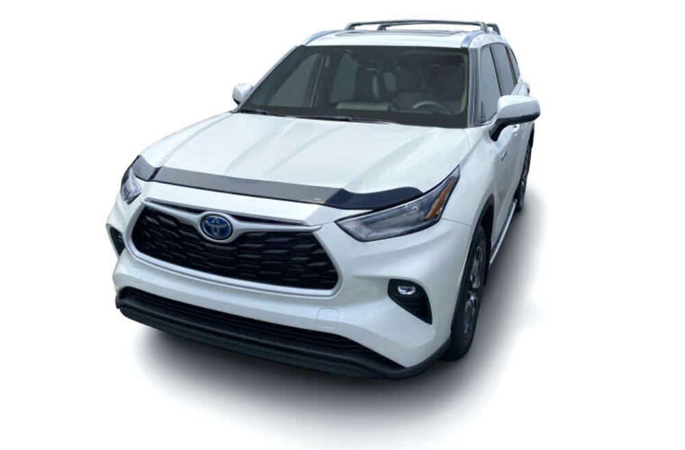 AVS Aeroskin Low Profile Hood Shield - Smoke for 20-22 Toyota Highlander