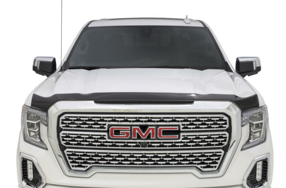 AVS Aeroskin Low Profile Hood Shield - Smoke for 2019 GMC Sierra 1500