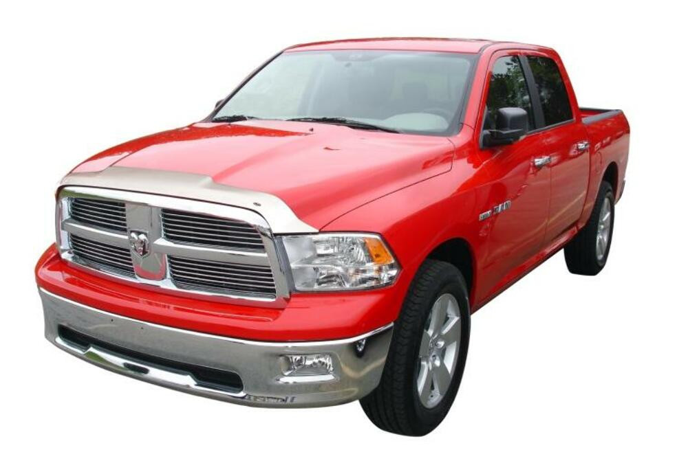 AVS Aeroskin Low Profile Hood Shield - Chrome for 09-18 Dodge RAM 1500