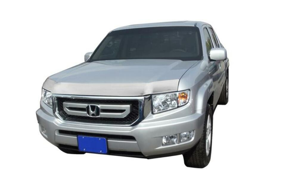 AVS Aeroskin Low Profile Hood Shield - Chrome for 06-14 Honda Ridgeline