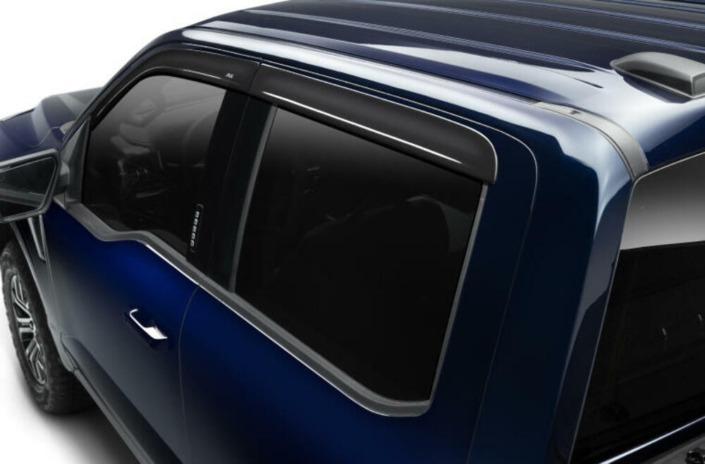 AVS Ventvisor Low Profile Deflectors 4pc - Smoke for 22+ Tundra Crewmax