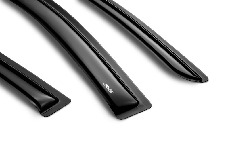 AVS Ventvisor Outside Mount Window Deflectors - Smoke for 11-19 Ranger Crew Cab