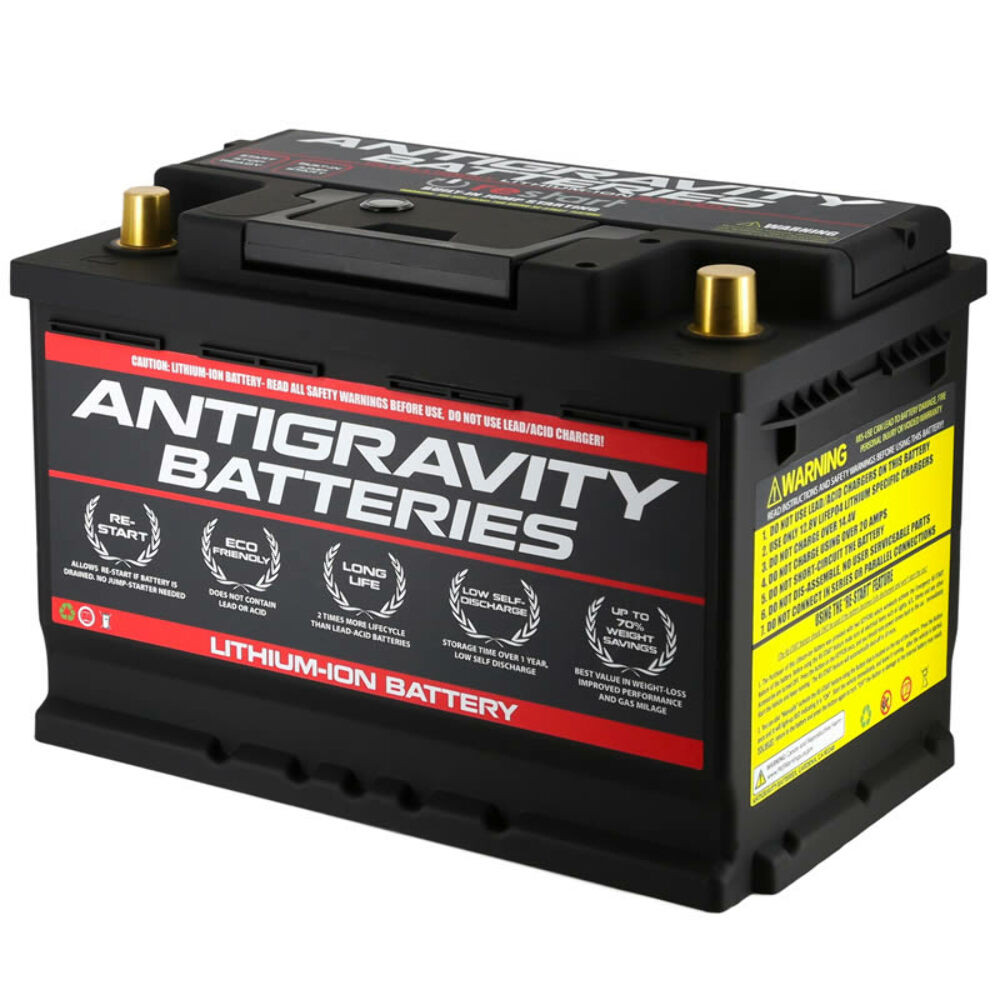 Antigravity H6/Group 48 69Ah Lithium Car Battery w/Re-Start