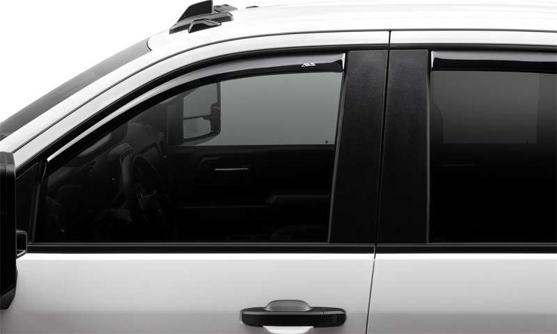 AVS Pickup Ventvisor Window Deflector - Smoke for 19+ Silverado 1500 Crew Cab