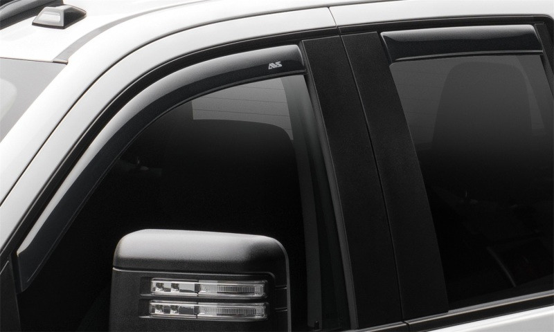 AVS Pickup Ventvisor Window Deflector - Smoke for 19+ Silverado 1500 Crew Cab